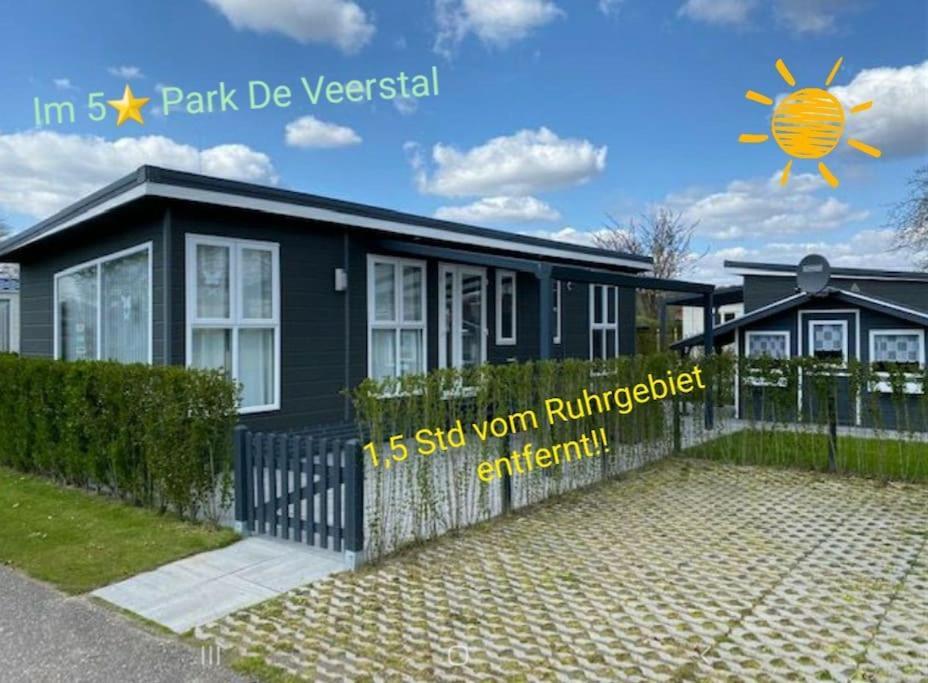 Luxus Chalet im schönen Recratiepark De Veerstal Rheden Exterior foto